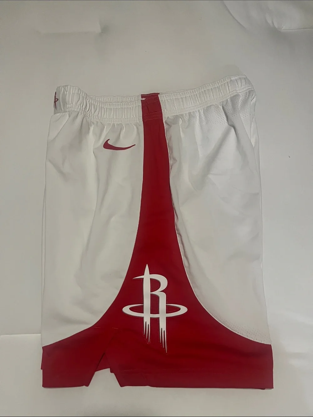 Houston Rockets Team Issued Nike Authentic Short White Size 40